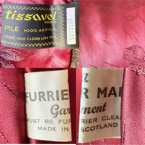 Tissavel of France Faux Fur Coat Size Large - Picture 15 of 16